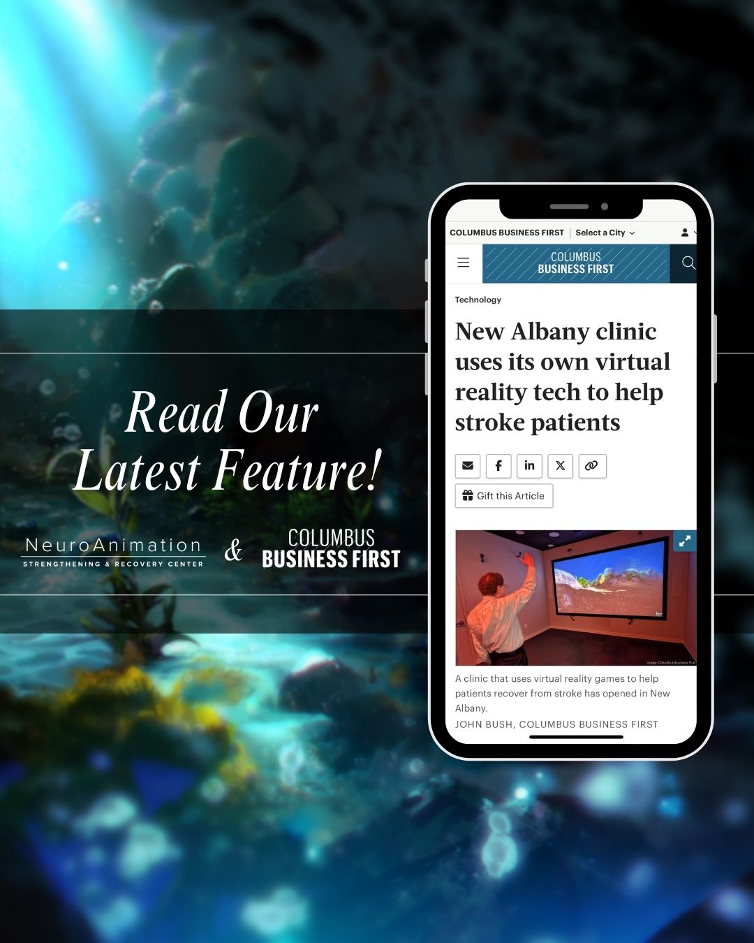 NeuroAnimation featured in Columbus Business First